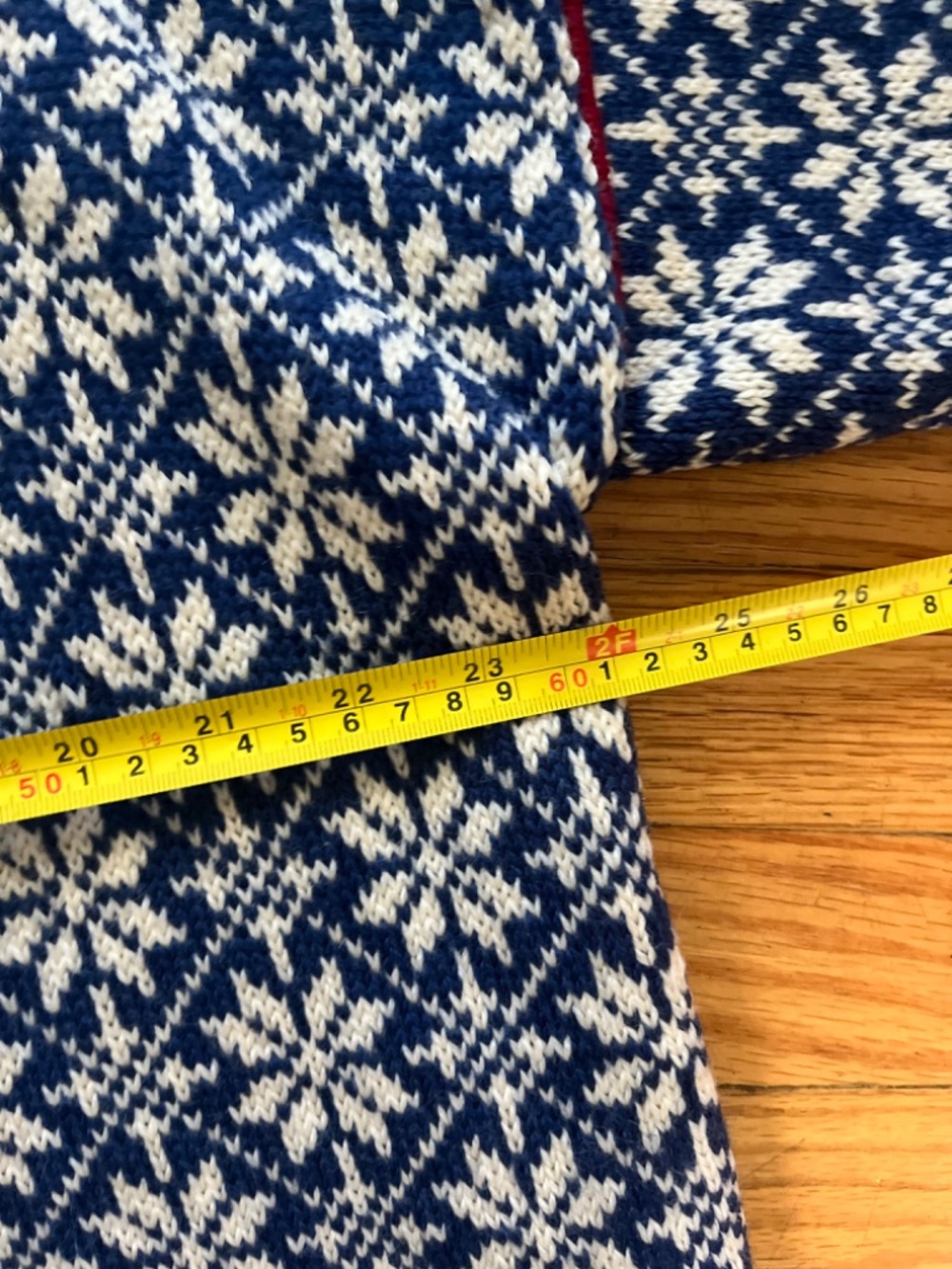 Authentic Hand Made Norwegian Wool Sweater by Vigdis Design XL - Picture 7 of 7